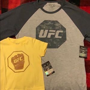 Daddy and Me UFC shirts Men small infant 12 month